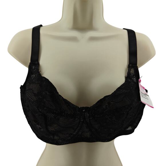 Demillus Di Caral Black 64102 Bra Size 52 - Picture 2 of 6